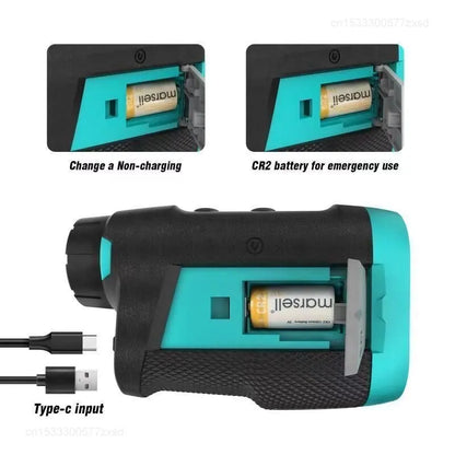 Rechargeable Range Finder With Slope