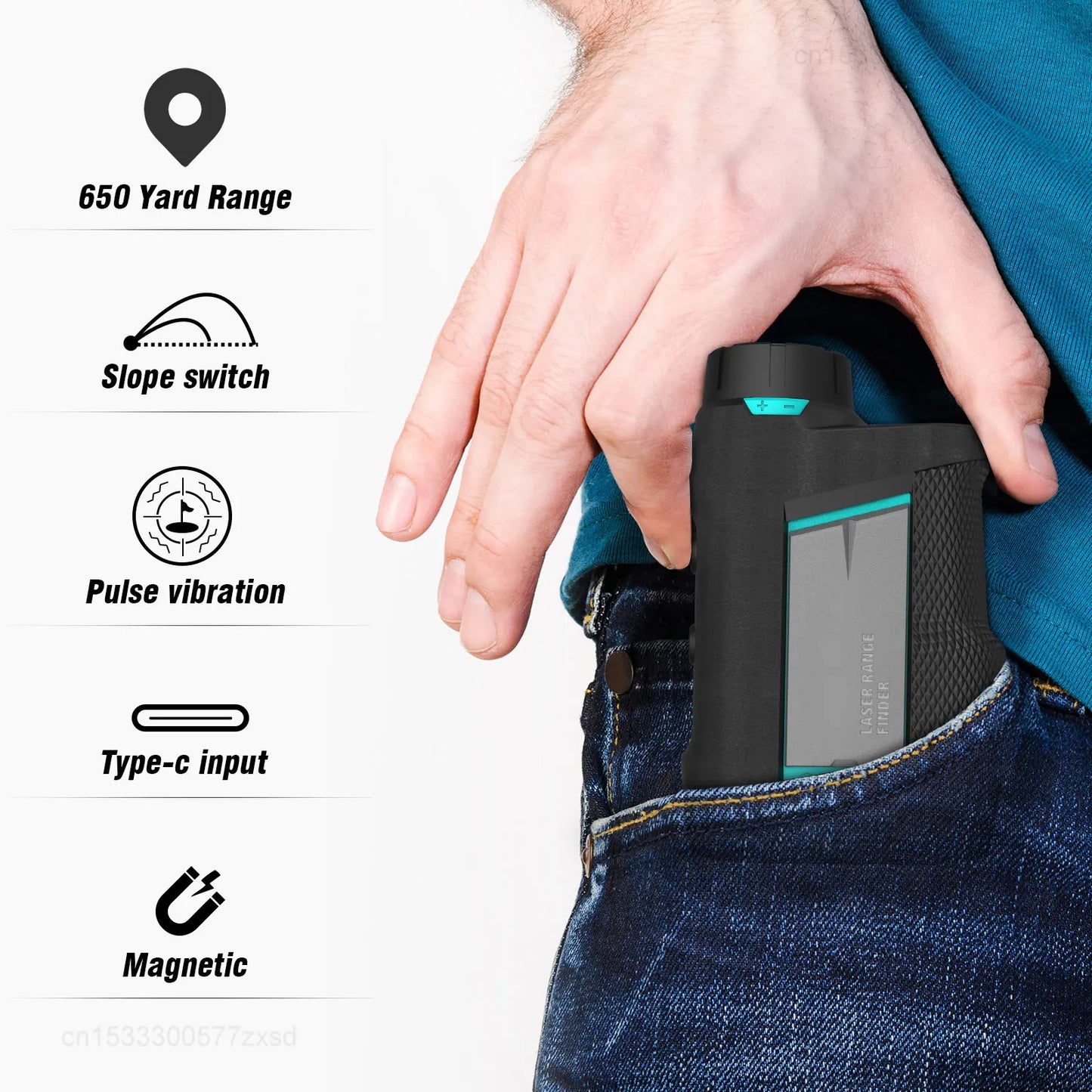 Rechargeable Range Finder With Slope