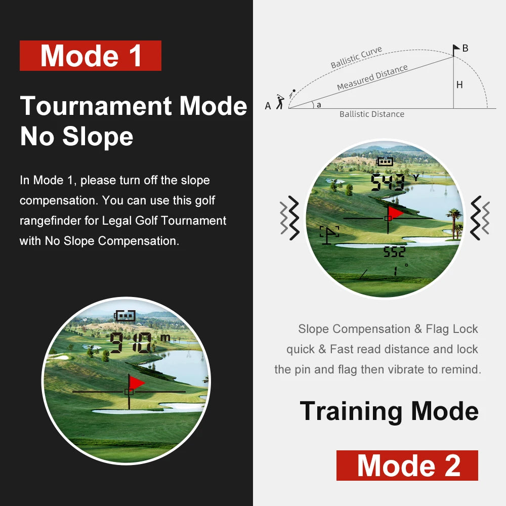 New 1100 Meter!!! Rangefinder with Flag Lock